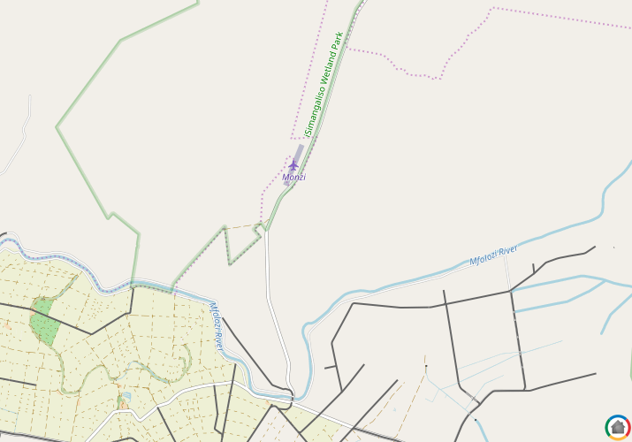 Map location of Monzi SH